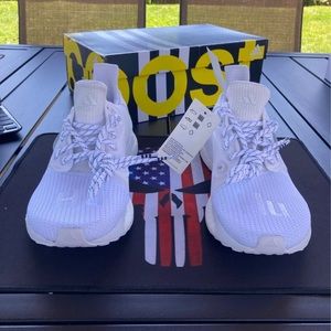 Adidas PW SOLARHU PRD kids (5) woman’s 6.5 (white)